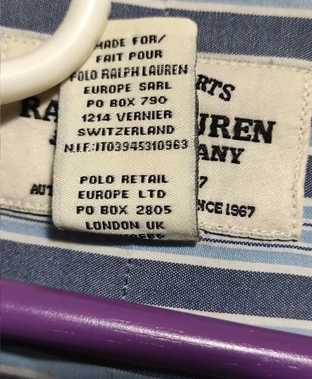 Camisa manga larga Ralph Lauren talla XL*, foto 5