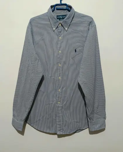 Camisa a rayas manga larga Ralph Lauren talla XL ver medidas*