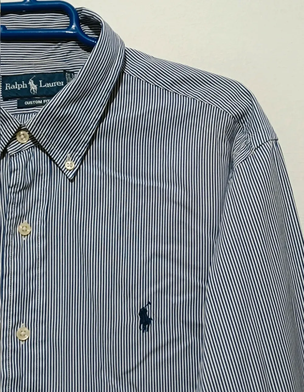Camisa a rayas manga larga Ralph Lauren talla XL ver medidas*, foto 5