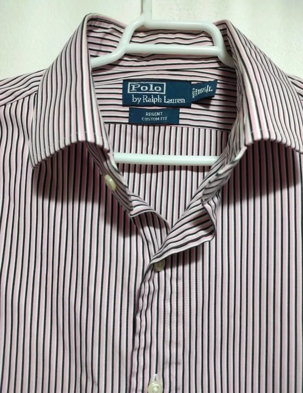 Camisa manga larga a rayas Polo Ralph Lauren talla 16 1/2 L*, foto 4