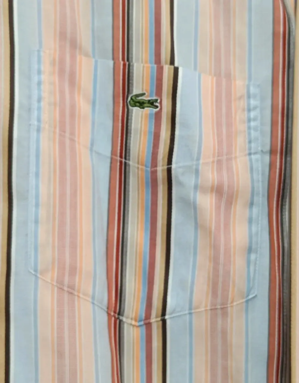 Camisa a rayas manga larga Lacoste talla 40*, foto 5
