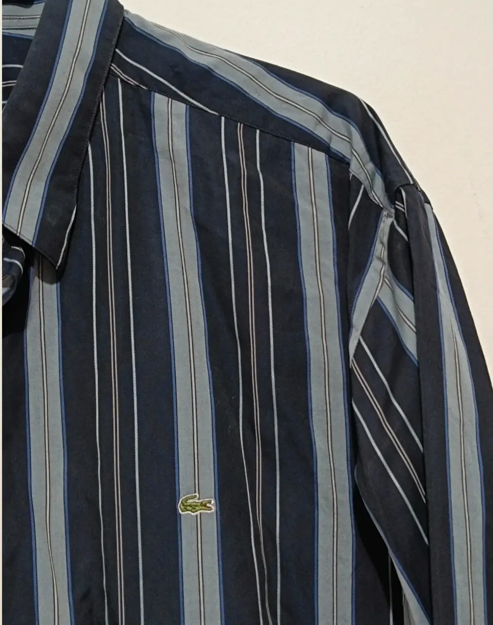 Camisa a rayas manga larga Lacoste talla 44 XL*, foto 3