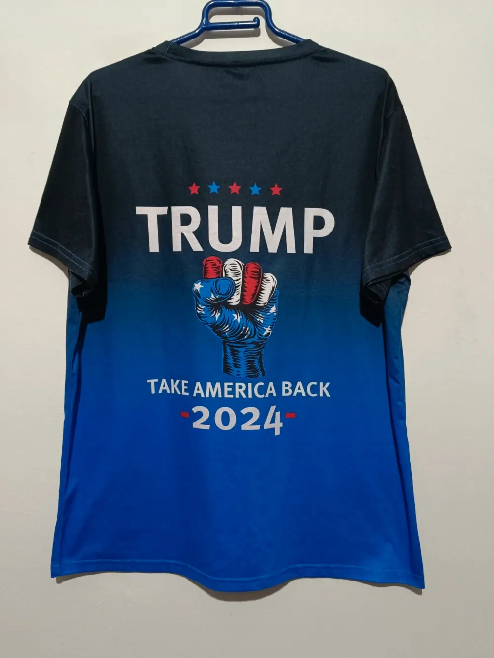 Camiseta Donald Trump Take America Back 2024 talla M, foto 5