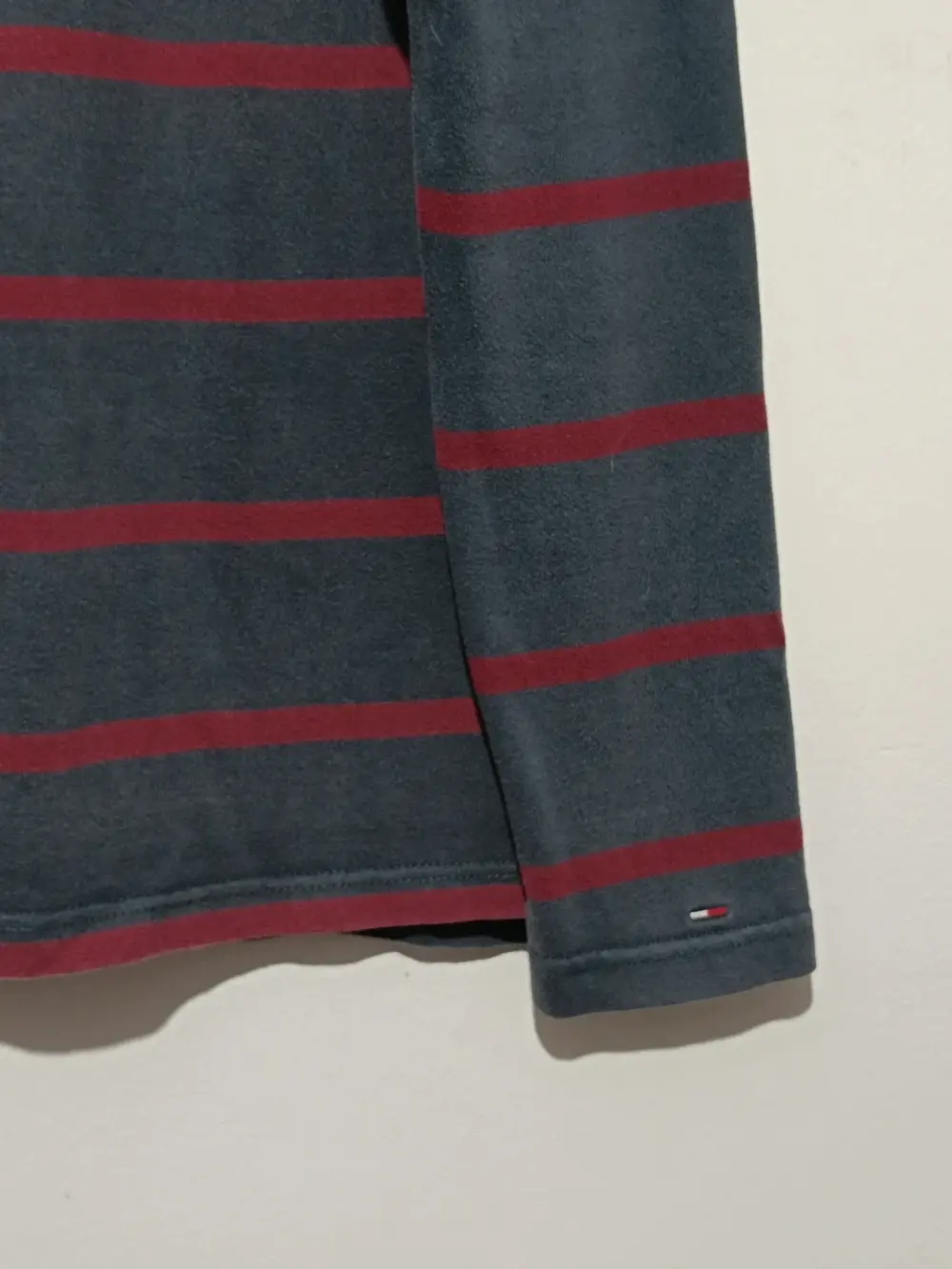 Polo jersey a rayas vintage Y2K Tommy Hilfiger Denim 85 talla S, foto 2
