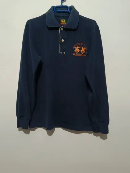 Polo manga larga vintage Y2K La Martina Pasion Argentina talla M