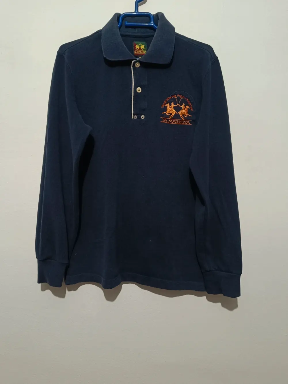 Polo manga larga vintage Y2K La Martina Pasion Argentina talla M