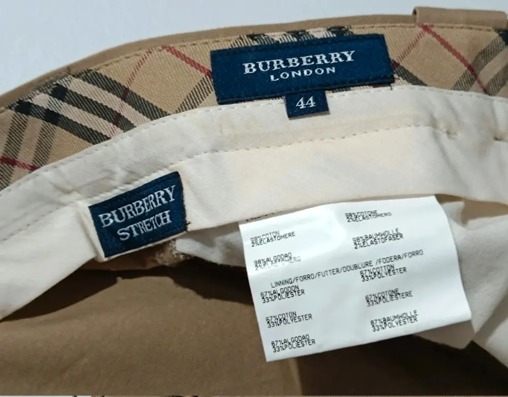 Pantalon Burberry talla 44 ver medidas*, foto 4