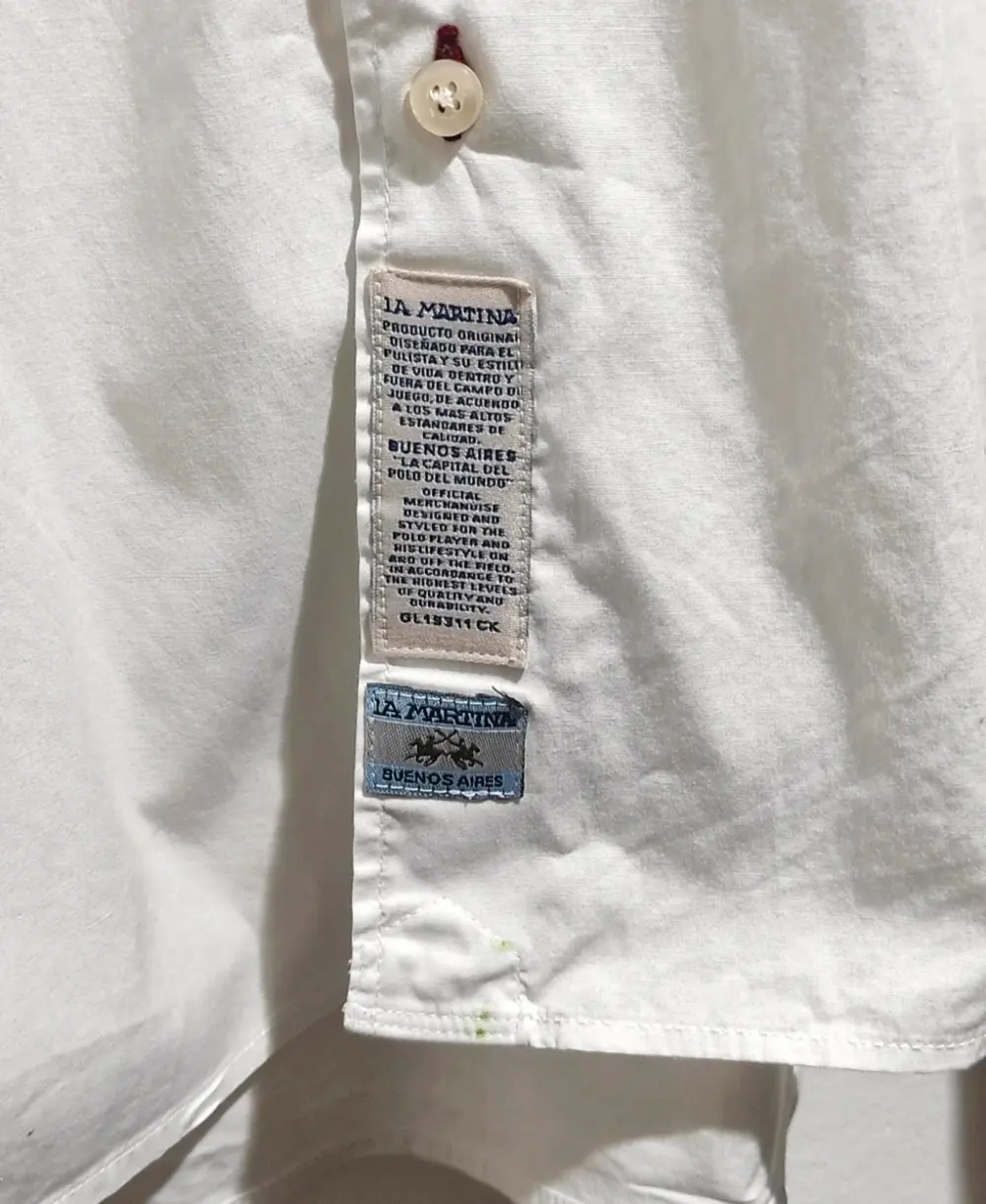 Camisa manga larga La Martina talla XXL ver medidas*, foto 4