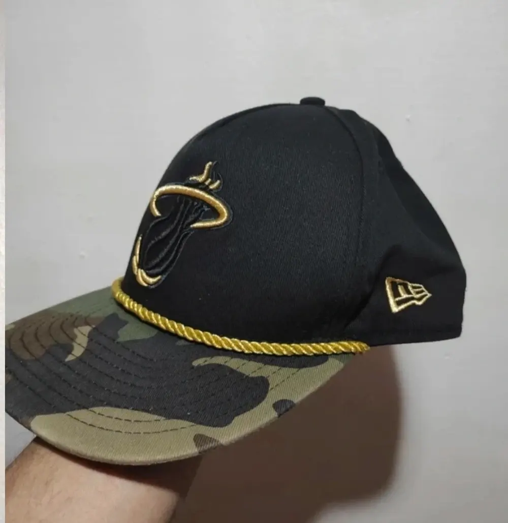 Gorra Miami heat new era 9 fifty estilo camuflaje talla M/L*, foto 4
