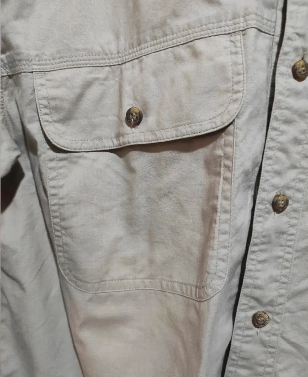 Camisa vaquera Quechua talla S*, foto 3