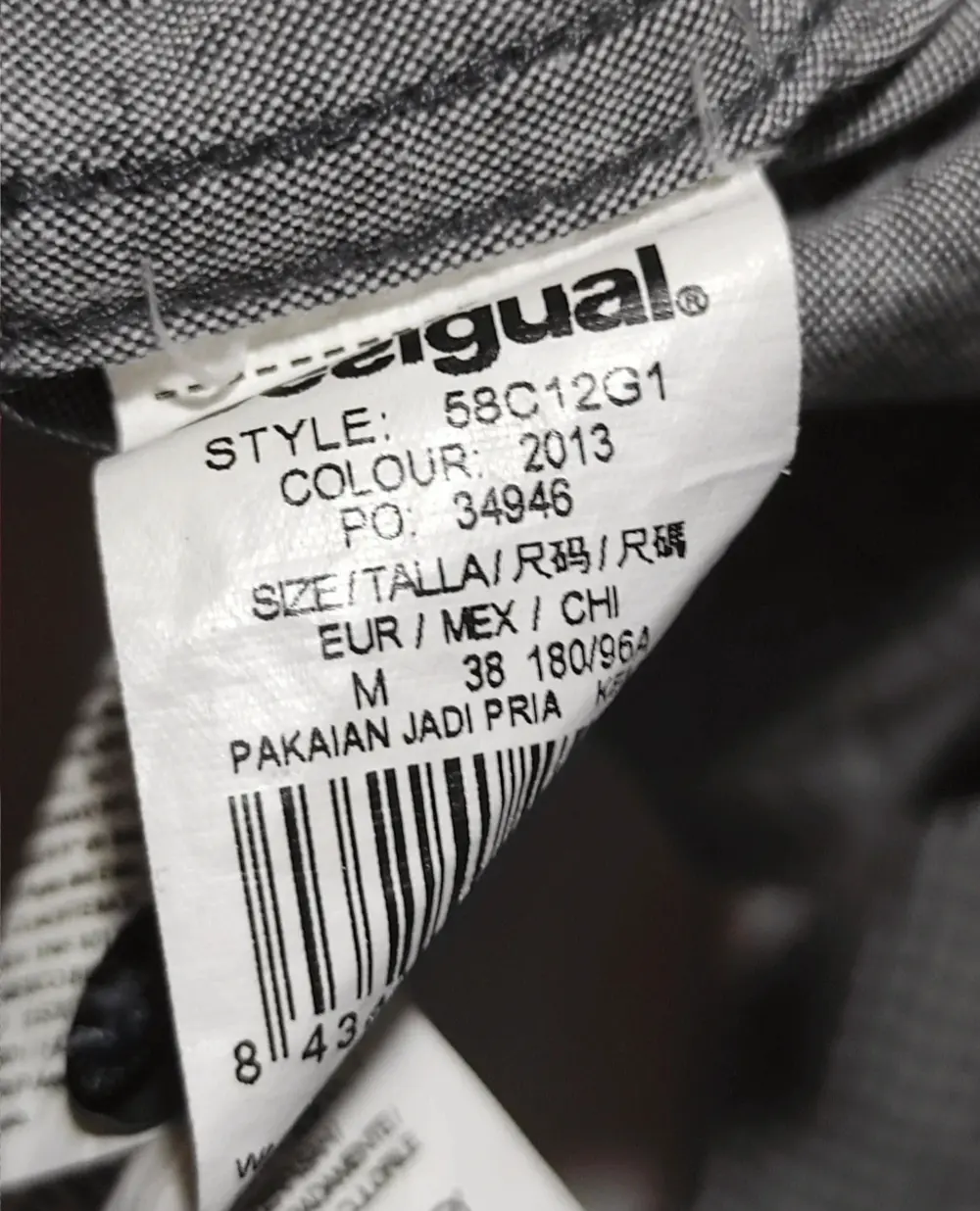 Camisa manga larga Desigual talla M*, foto 5