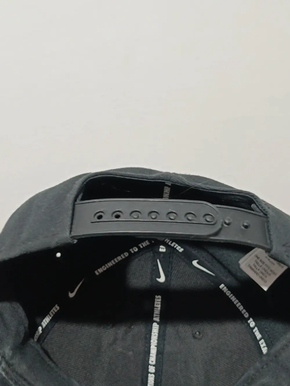 Gorra plana negra FC Barcelona Escudo bordado Nike talla única ajustable adulto unisex, foto 5