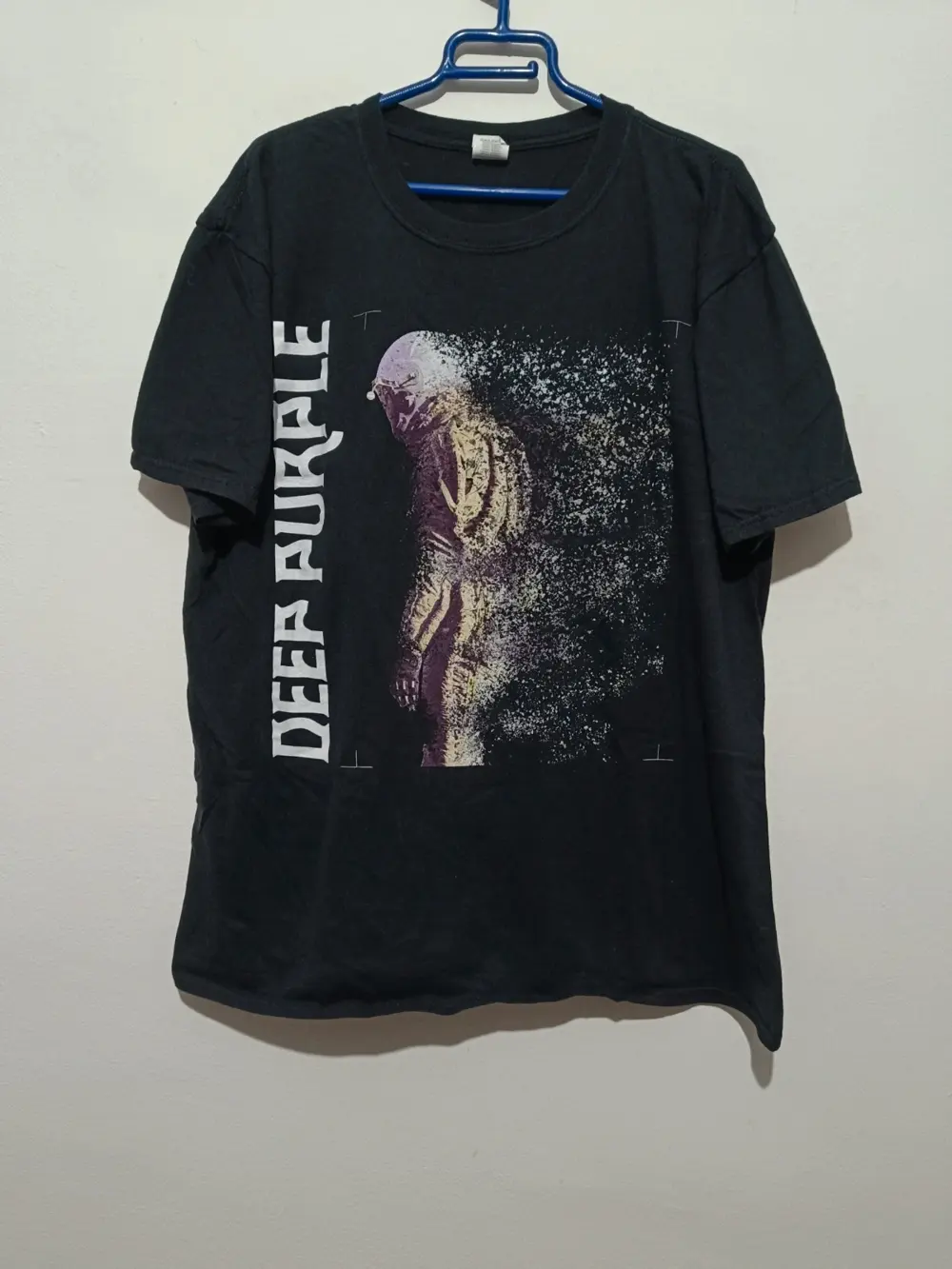 Camiseta vintage Deep Purple logo talla XL Gildan