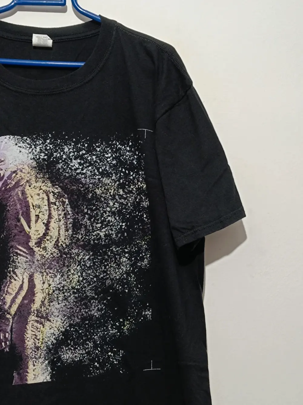Camiseta vintage Deep Purple logo talla XL Gildan, foto 3