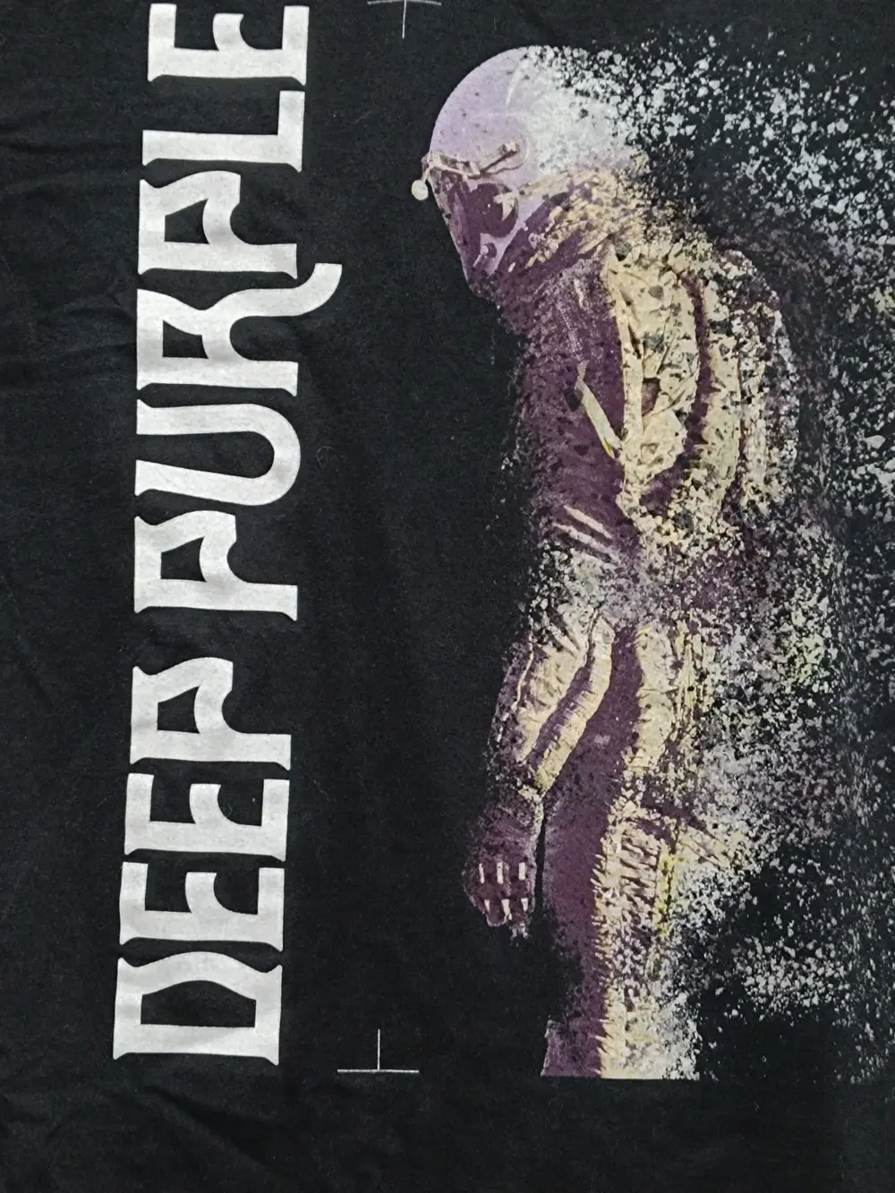 Camiseta vintage Deep Purple logo talla XL Gildan, foto 4