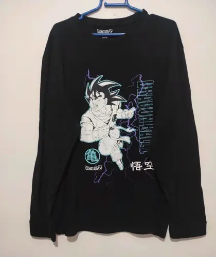 Camiseta manga larga Dragon ball Z talla XXL*