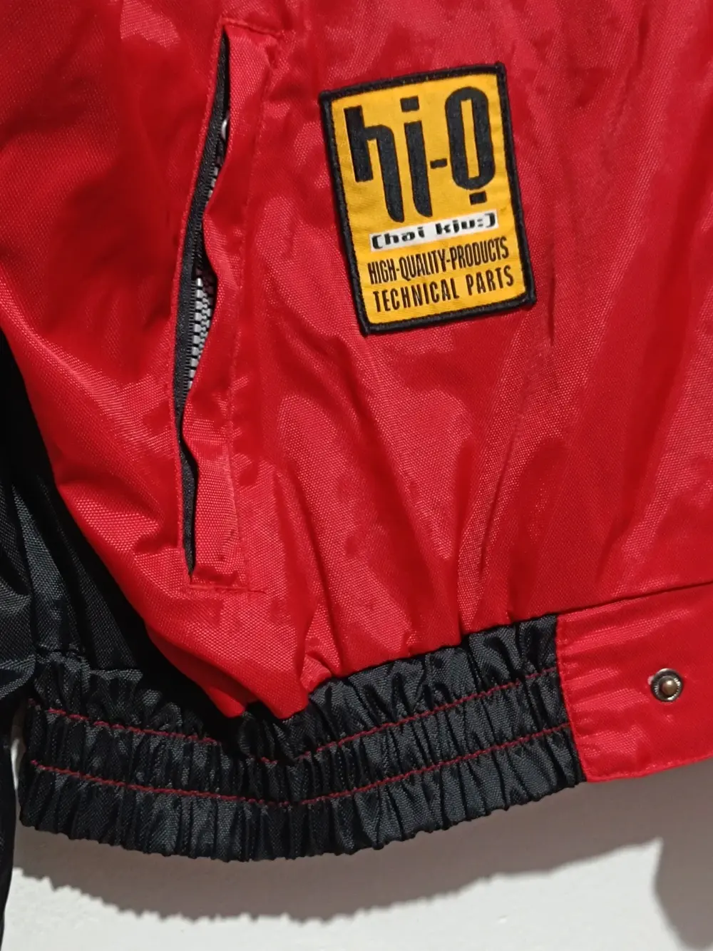 Chaqueta Carreras vintage High speed Radlack Stuff roja talla M, foto 5