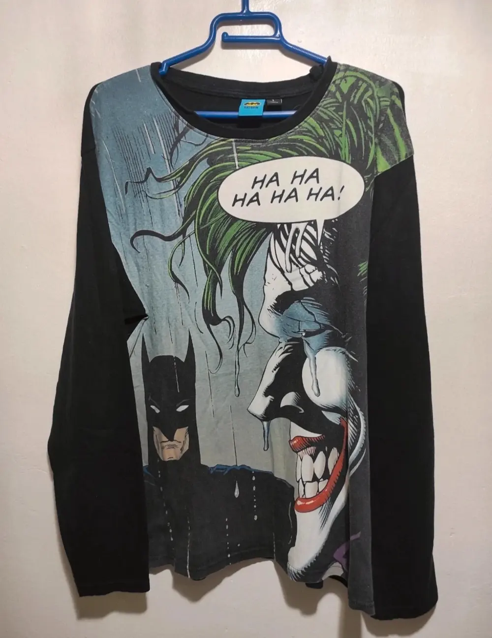 Camiseta manga larga Batman & Joker talla L*