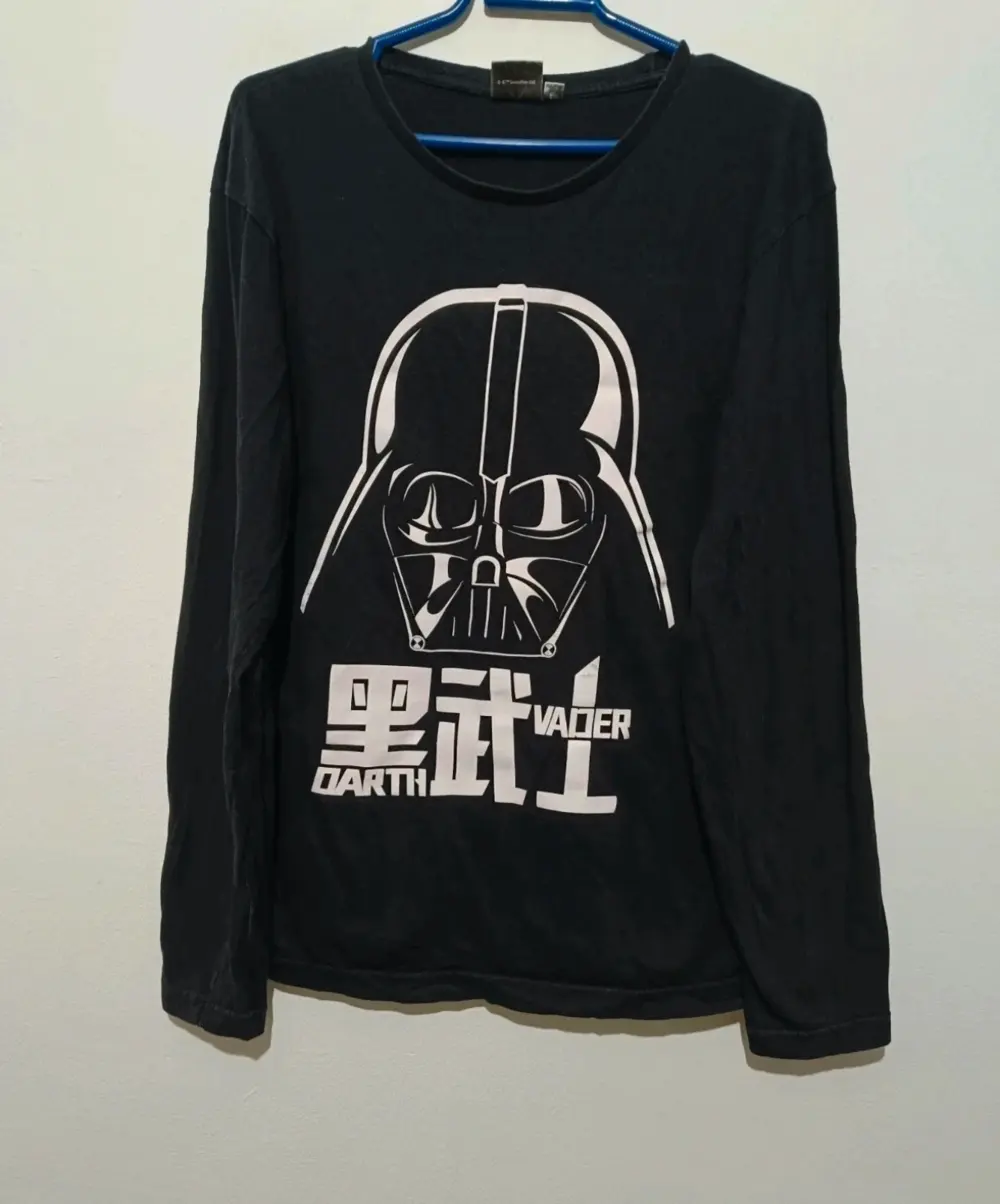 Camiseta manga larga Darth Vader Star wars talla M*