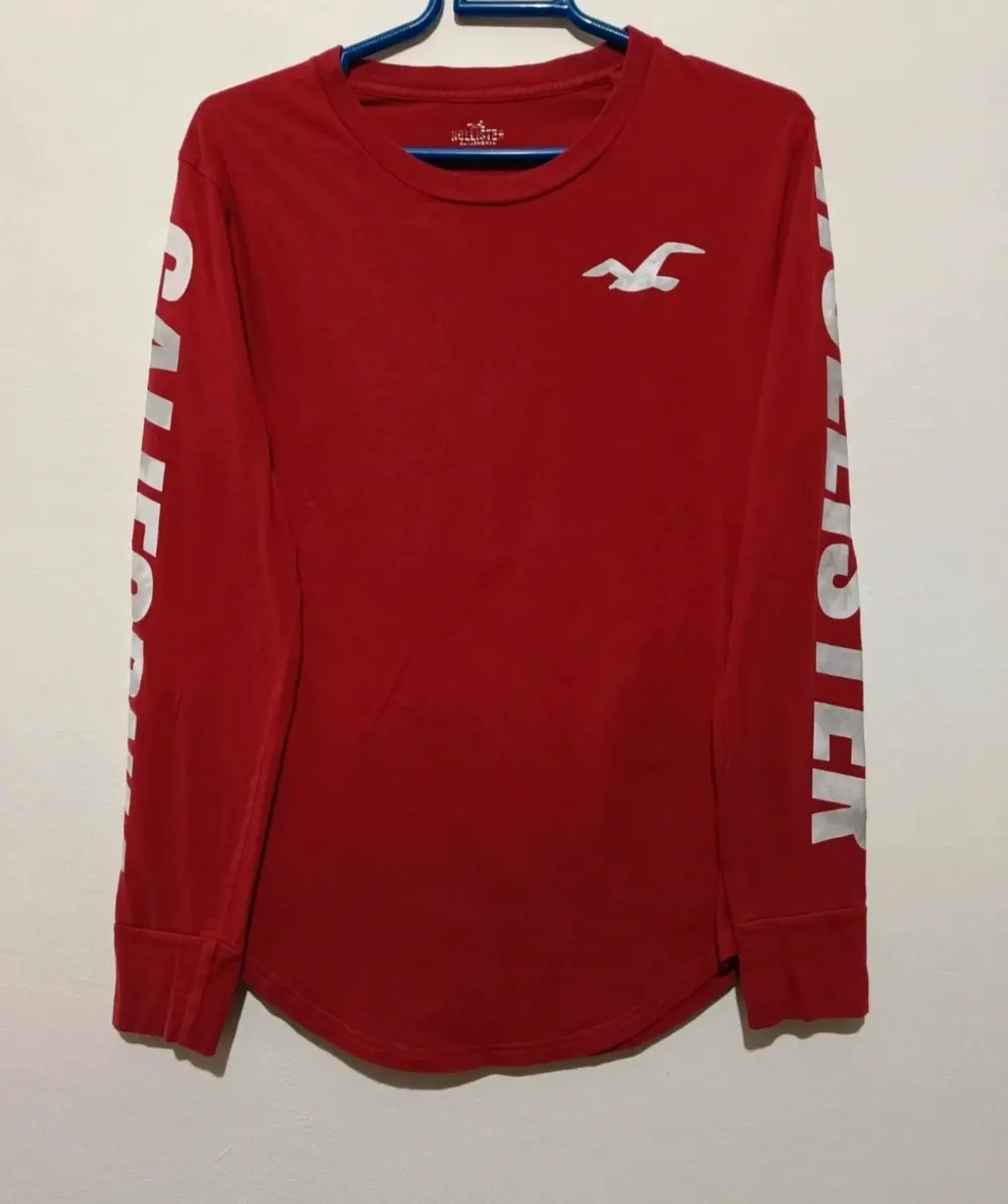 Camiseta manga larga Hollister California talla XS ver medidas*