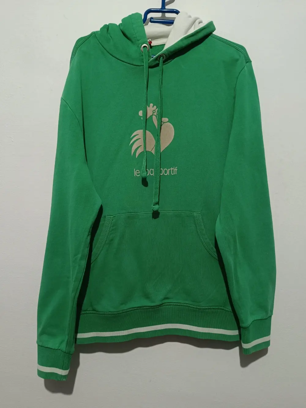Sudadera Verde le Coq sportif talla XL ver medidas