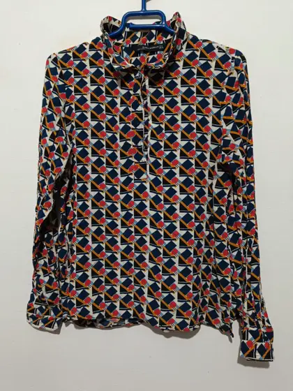 Camisa geometrica Zara woman talla M