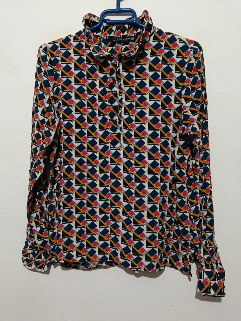 Camisa geometrica Zara woman talla M