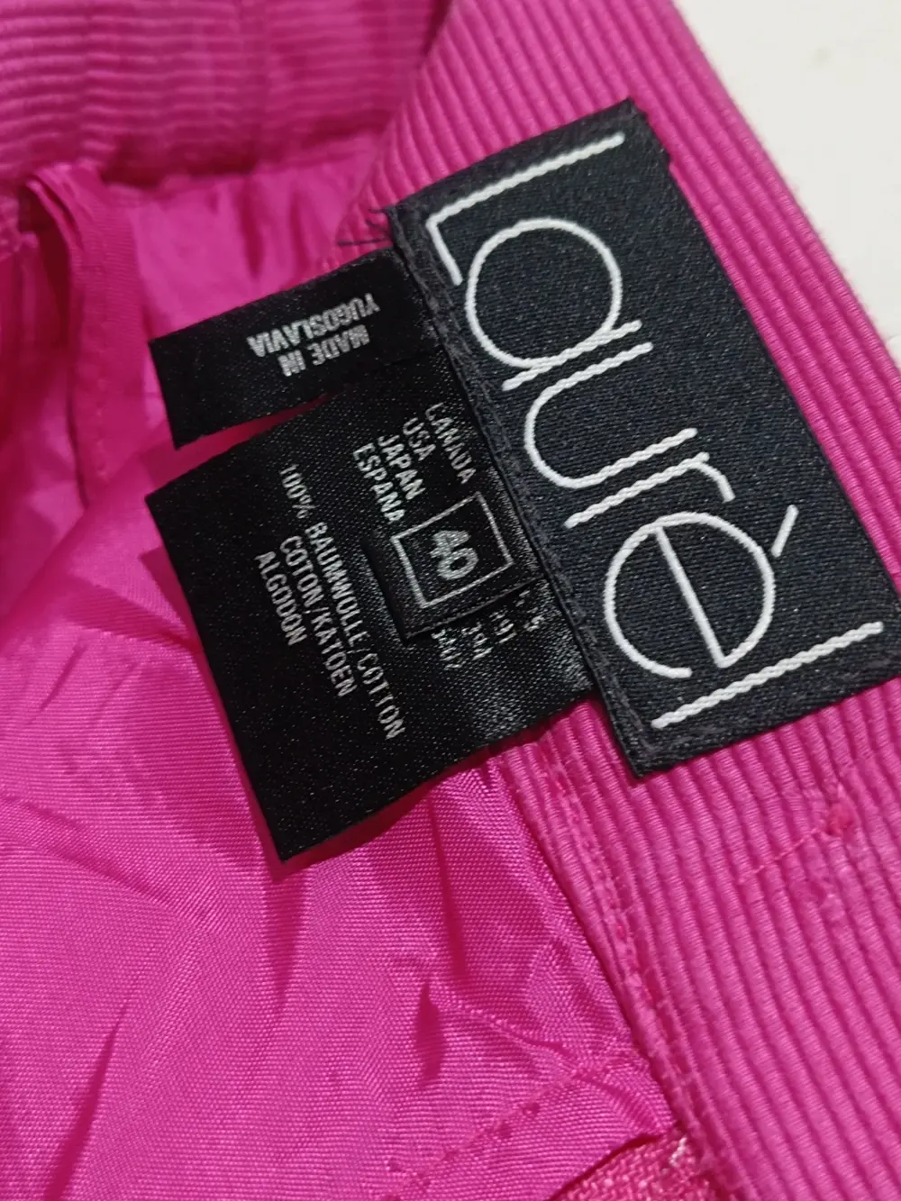 Falda tubo fucsia vintage Laurel talla 40 equivale a una S ver medidas, foto 4