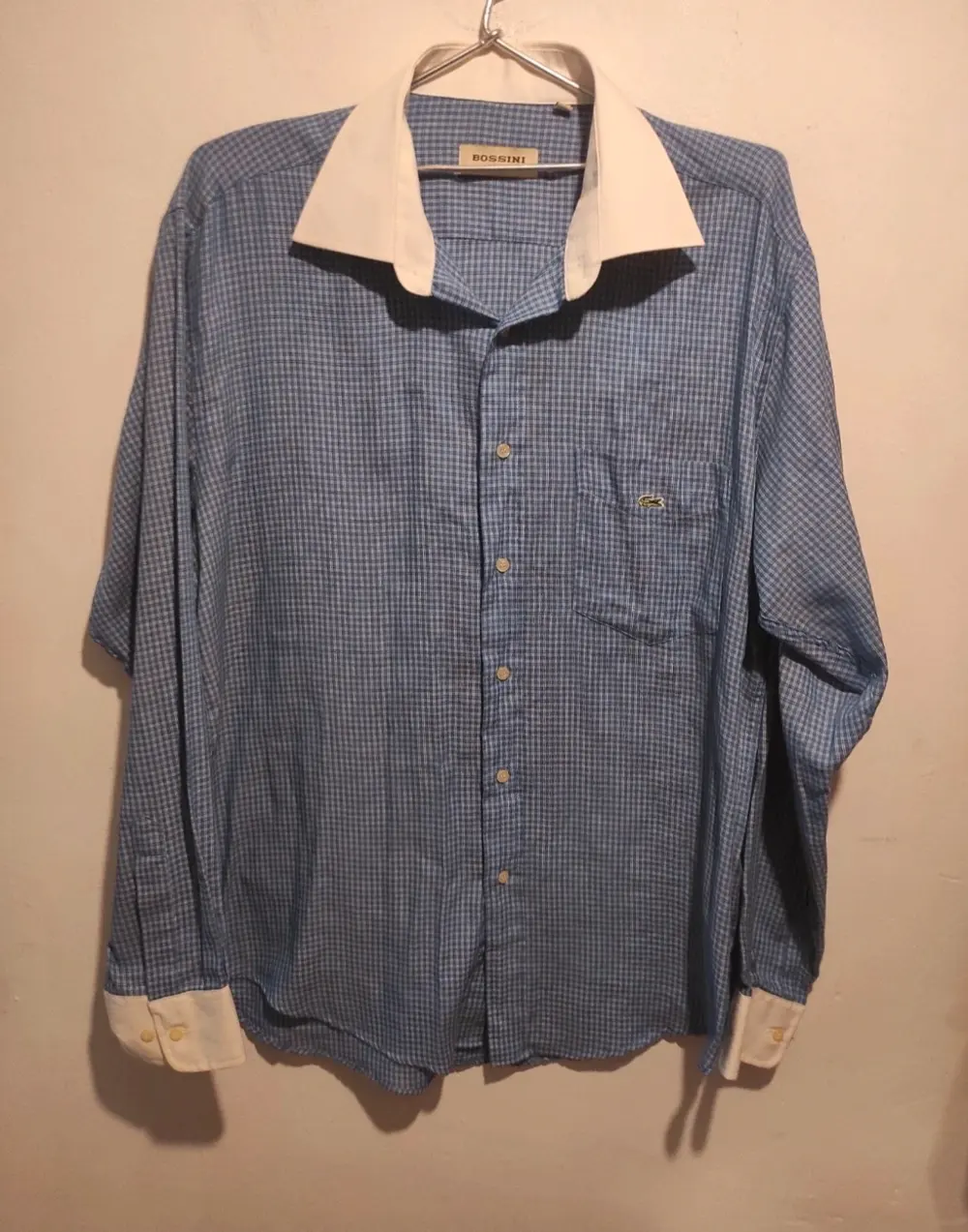 Camisa a cuadros Manga larga Bossini Classic*