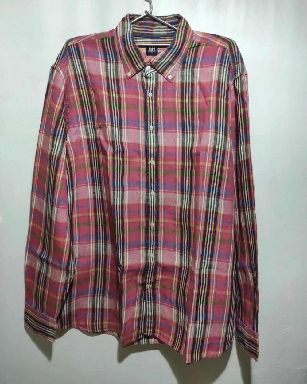 Camisa a cuadros manga larga Pedro del hierro*