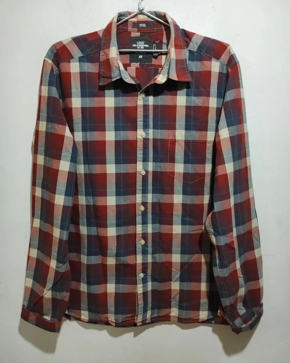 Camisa a cuadros H&M*