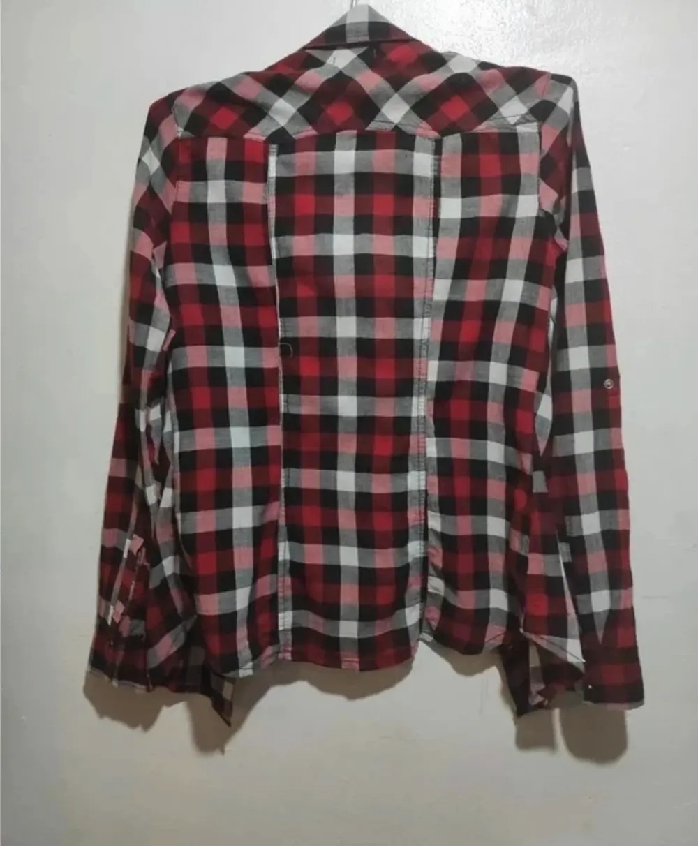 Camisa a cuadros manga larga Stradivarius*, foto 5