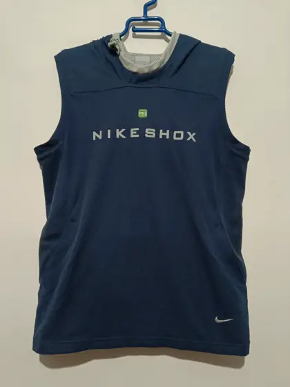 Chaleco con capucha Nike Shox solo Swoosh vintage talla S