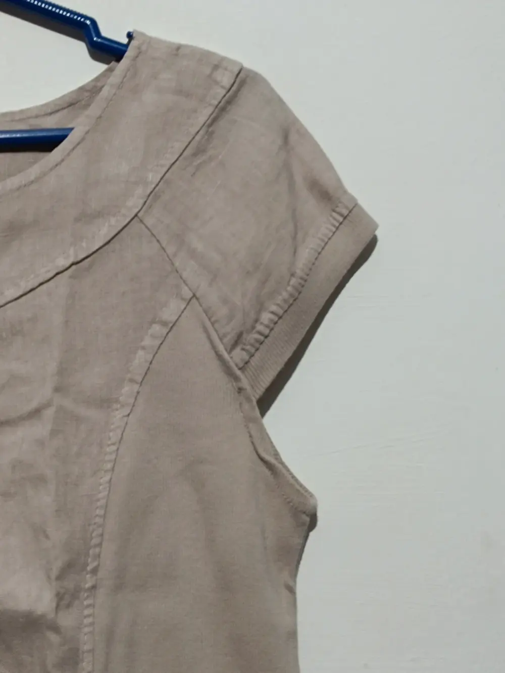 Vestido de lino tipo safari made in italy talla XXL sirve para XL ver medidas, foto 5