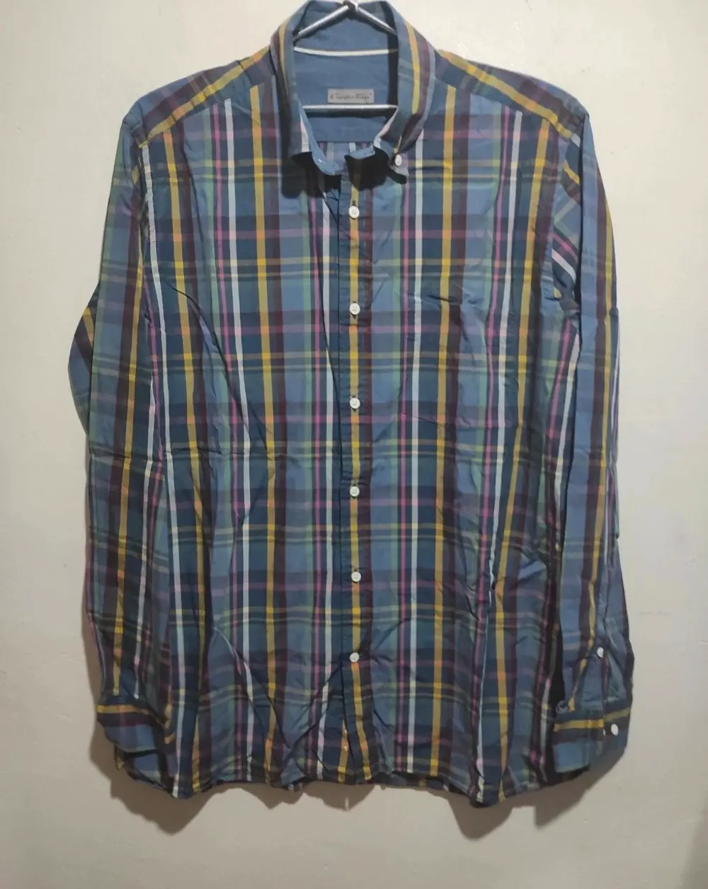 Camisa a cuadros Emidio Tucci talla 4*