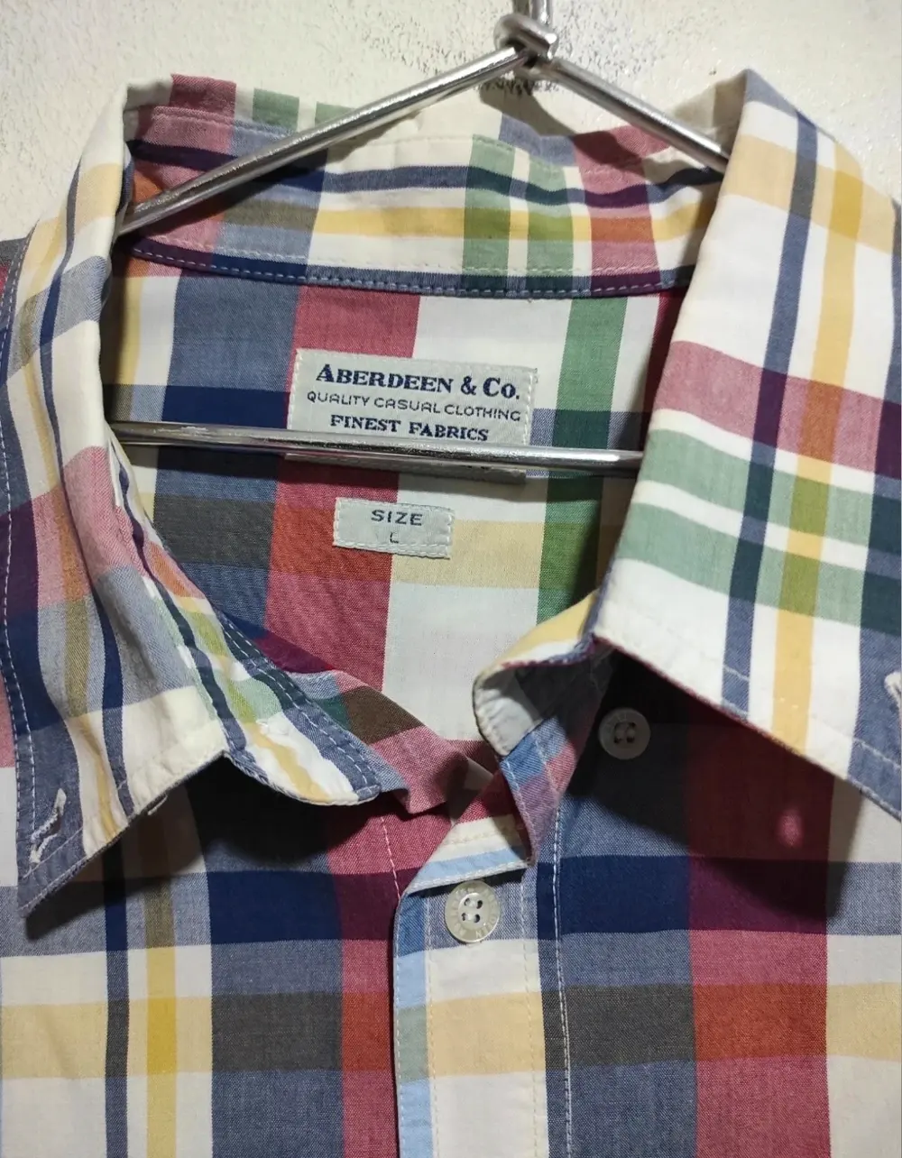 Camisa a cuadros manga larga Aberdeen&co*, foto 3