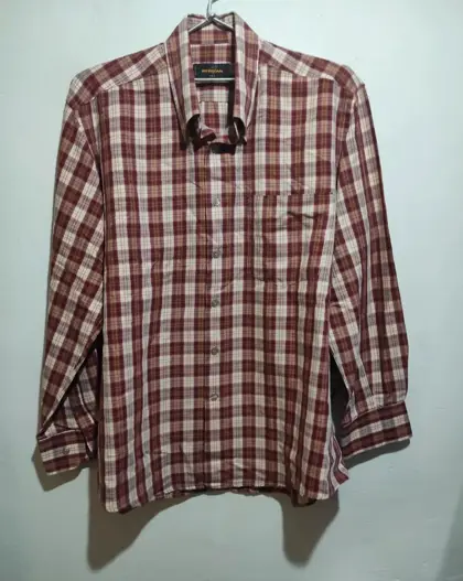 Camisa a cuadros manga larga Persan talla 4*