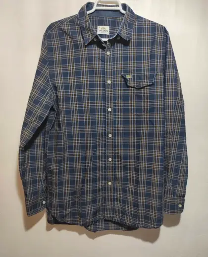 Camisa a cuadros Lacoste regular fit talla 38