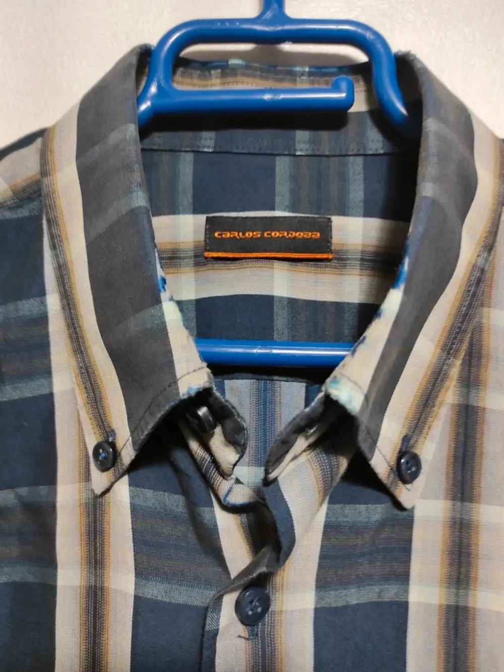 Camisa a cuadros Carlos cordoba talla 41 ver medidas*, foto 2