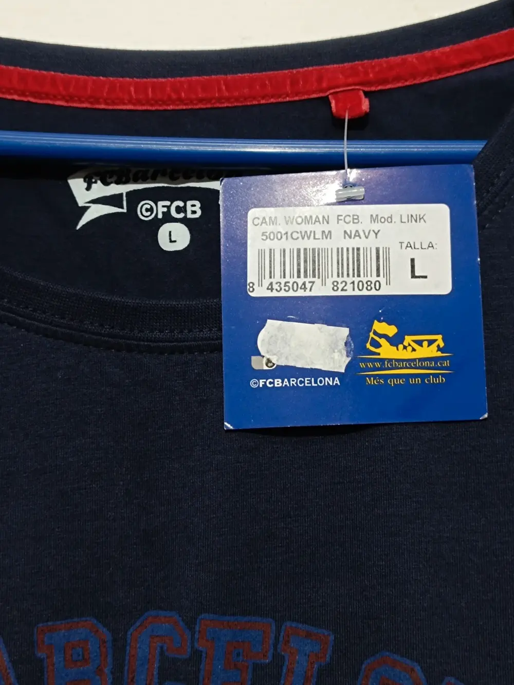 Camiseta FC Barcelona 1899 talla L mujer ver medidas, foto 5