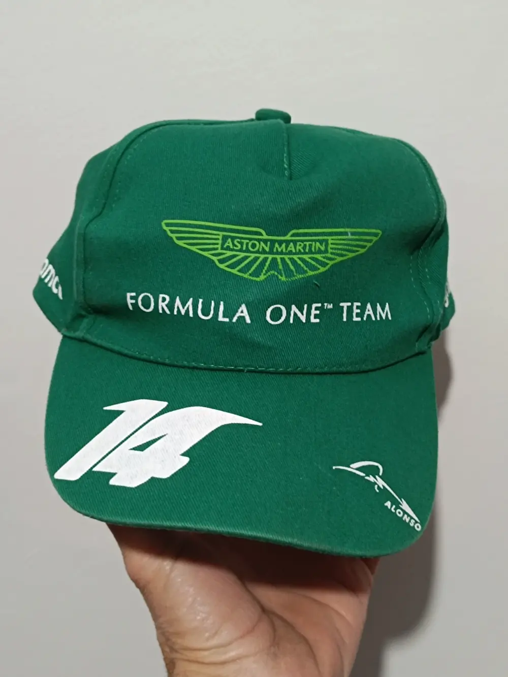 Gorra Fernando Alonso Aston Martin talla única ajustable adulto unisex