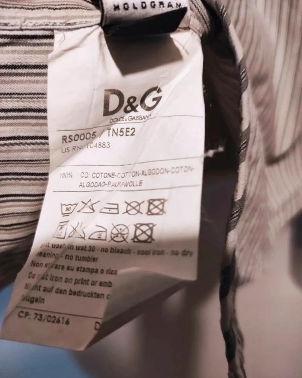 Camisa manga larga a rayas Dolce & Gabbana*, foto 5