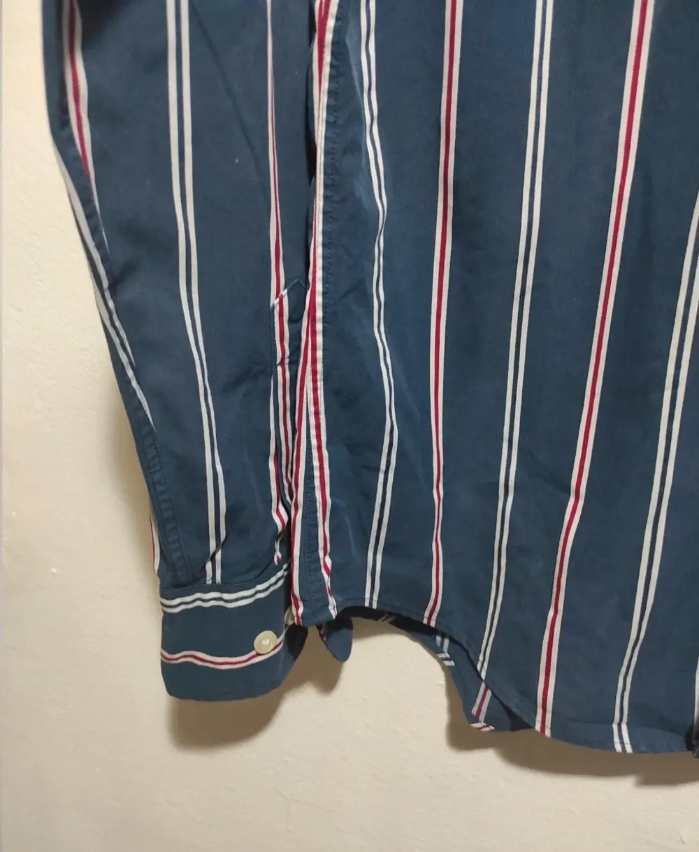 Camisa manga larga a rayas La Martina talla ver medidas*, foto 2