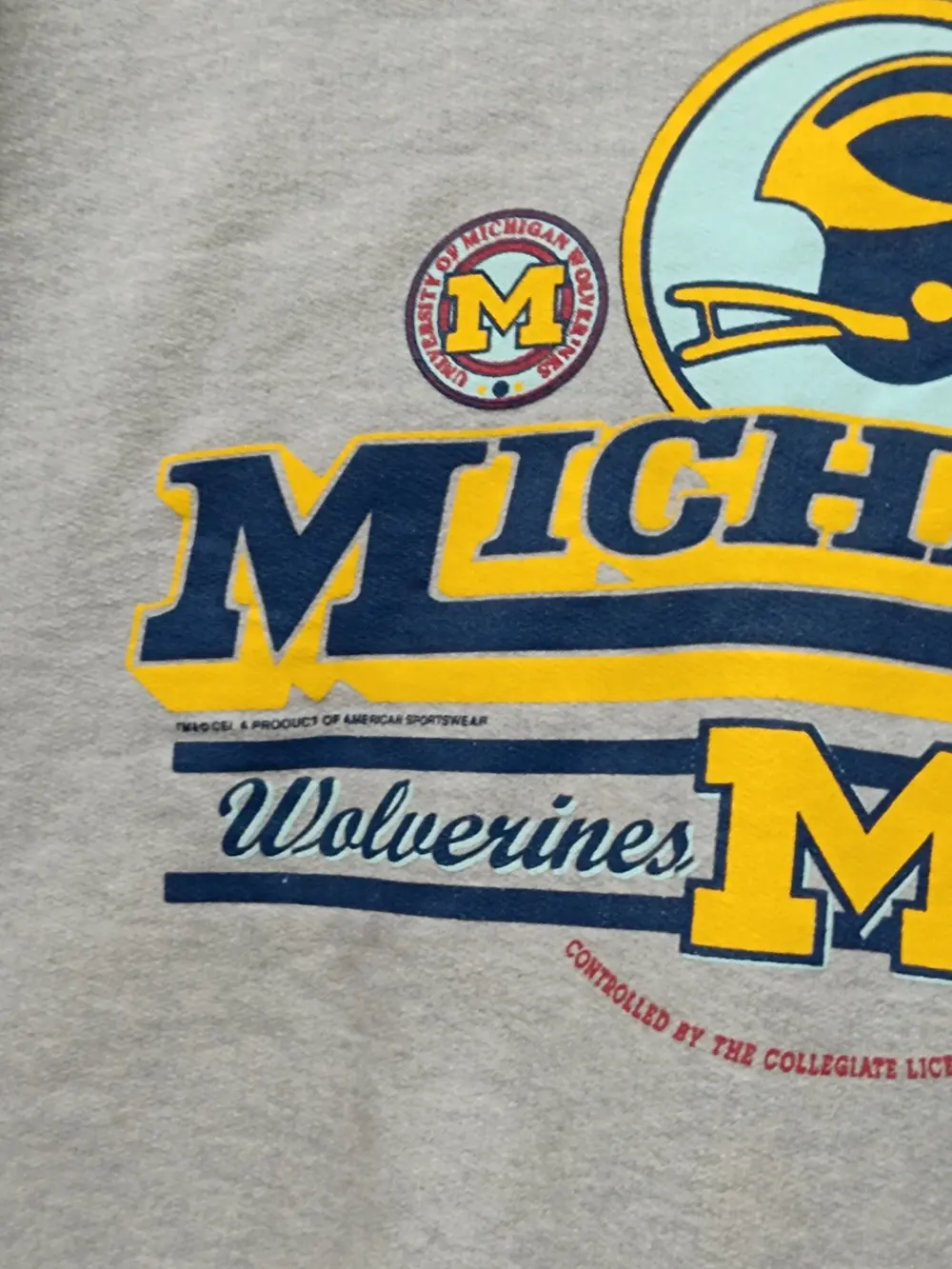 Sudadera vintage Míchigan Wolverines NCAA talla M ver medidas, foto 4
