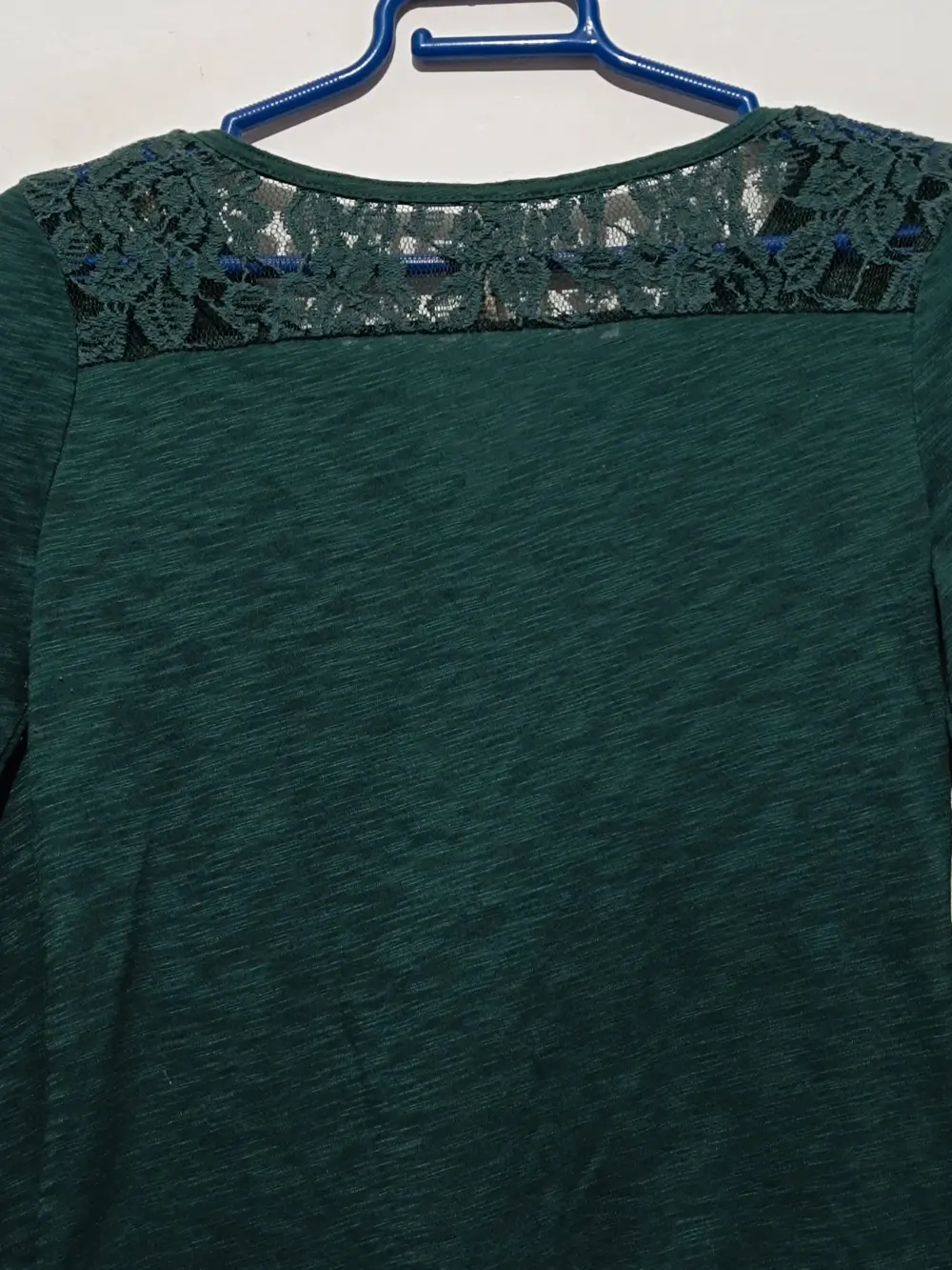 Camisa blusa manga larga Verde oscuro Bershka talla M, foto 3