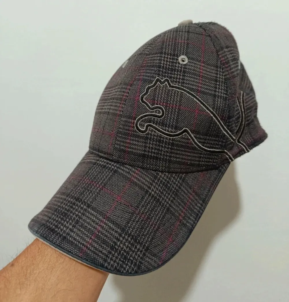 Gorra a cuadros Puma flexfit talla única unisex sirve para M/L *, foto 3