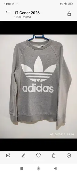 Jersey Adidas talla XS sirve para S ver medidas*