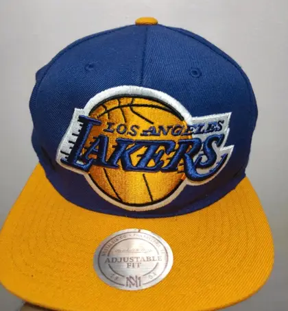 Gorra Los Angeles Lakers NBA Mitchell & Ness Hardwood classics talla ajustable adulto*