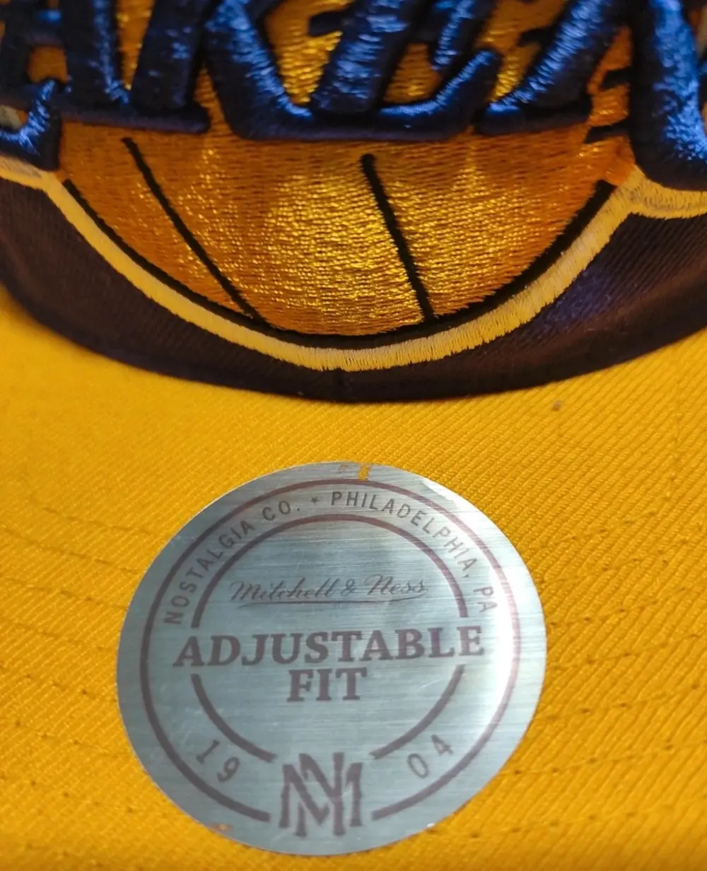 Gorra Los Angeles Lakers NBA Mitchell & Ness Hardwood classics talla ajustable adulto*, foto 4