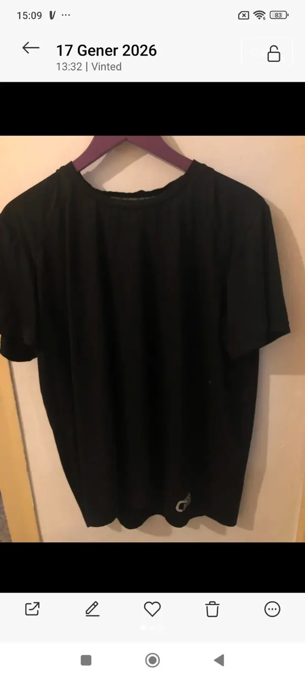 Camiseta manga corta XL*